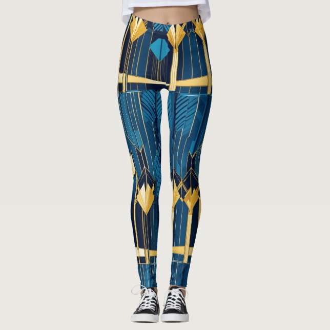 Shop Distinctive Printed Leggings Online (Front)