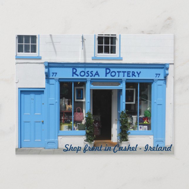 Shop fron in Cashel - Ireland Postcard (Front)