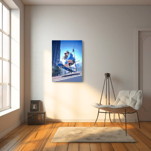 [SHOP Limited Illustration] Skateboard JK Poster P