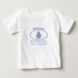 Shop Local, Shop Small blue pineapple Baby T-Shirt