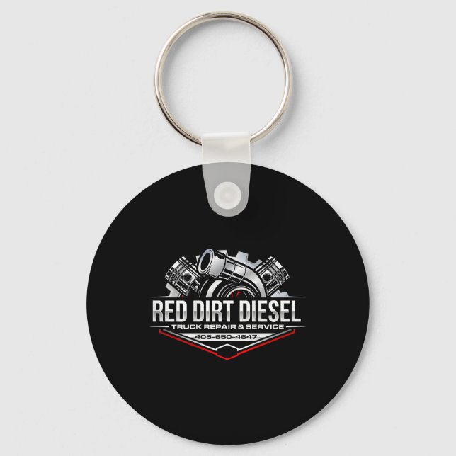 Shop Mechanic Diesel _3  Key Ring (Front)