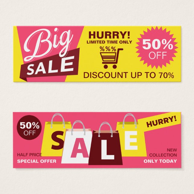 Shop Sale Discount Professional Commerce Flyer (Front & Back)