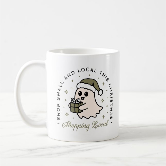 Shop small and local this Christmas Coffee Mug (Left)