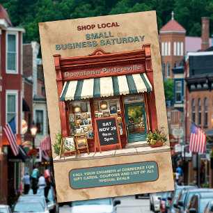 Shop Small Businesses Event Flyer