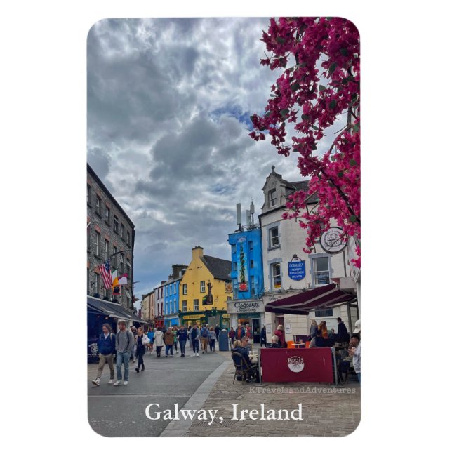 Shop street in Galway, Ireland Magnet (Vertical)
