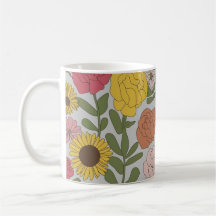 Shop Stunning Floral Mugs: Ideal for Home and Gift