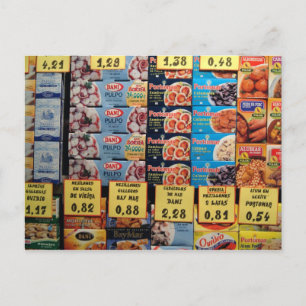 Shop window, Barcelona, Spain Postcard