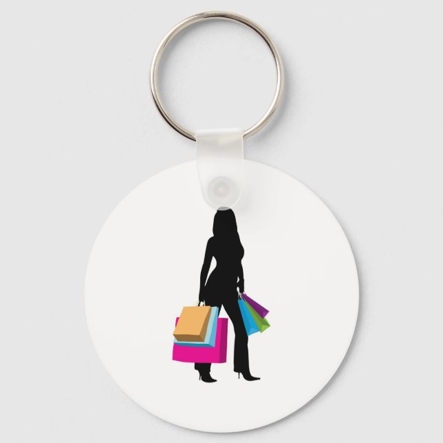 SHOPAHOLIC KEY RING (Front)
