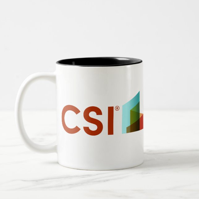 ShopCSI Two-Tone Coffee Mug (Left)