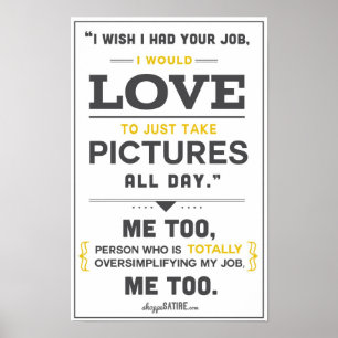 Shoppe Satire - Humour for Photographers Poster