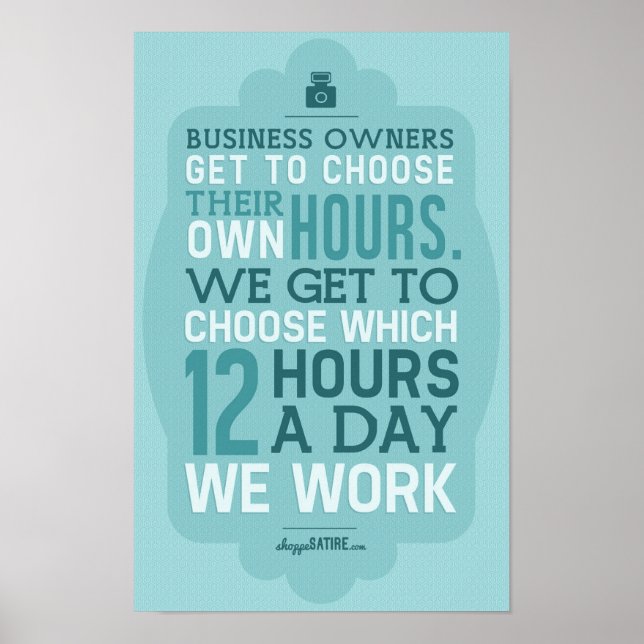 Shoppe Satire - Humour for Photographers Poster (Front)