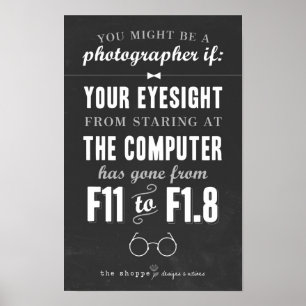 Shoppe Satire - Humour for Photographers Poster