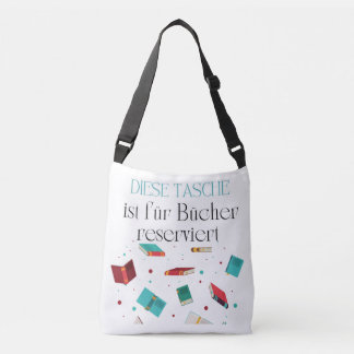 Shopper / bookcase for lovers of books crossbody bag