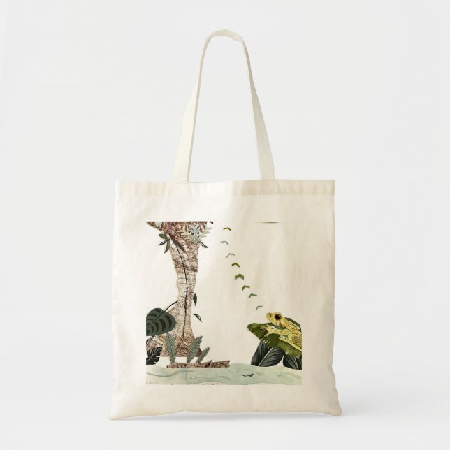 Shopping and Library Tote bag (Front)