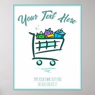 Shopping Cart. Promotion / Winter Sale Poster