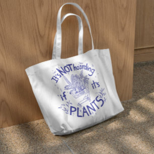 Shopping Cart With Plants Tote Bag