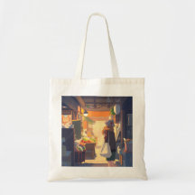 Shopping cloth bag.