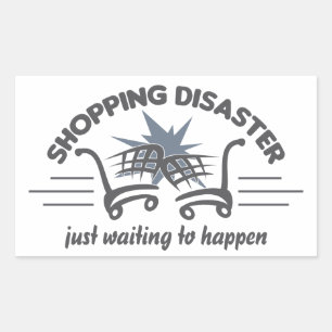 Shopping Disaster stickers