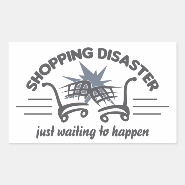 Shopping Disaster stickers (Front)