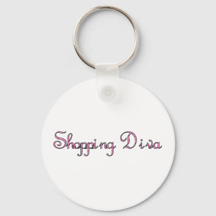 Shopping Diva Key Ring