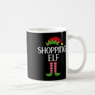 Shopping Elf Family Matching Group Christmas Party Coffee Mug