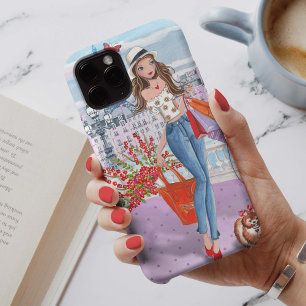 Shopping Fashion Girl Paris   Iphone 7 plus Case