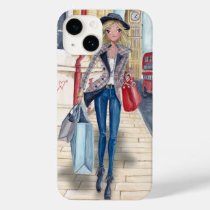 Shopping Girl in London City   Iphone 6 case