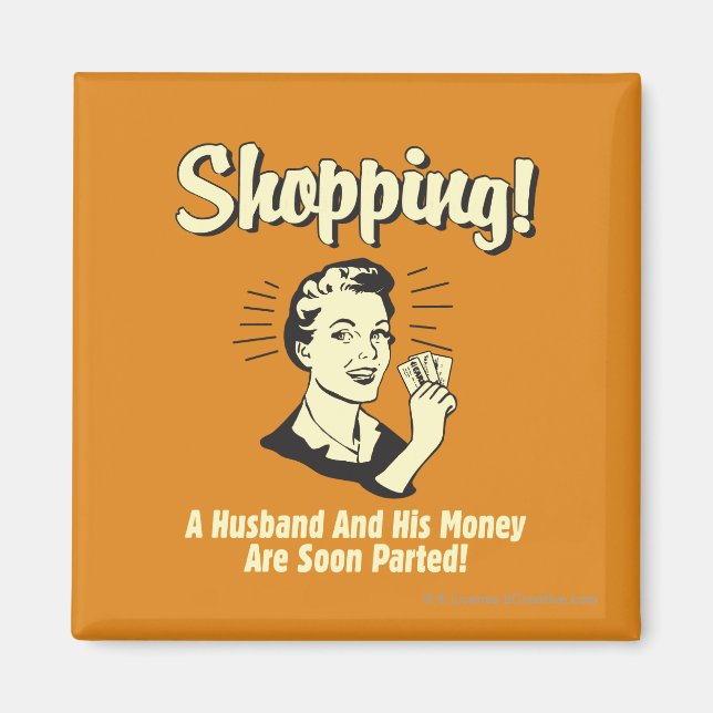 Shopping: Husband and His Money Magnet (Front)