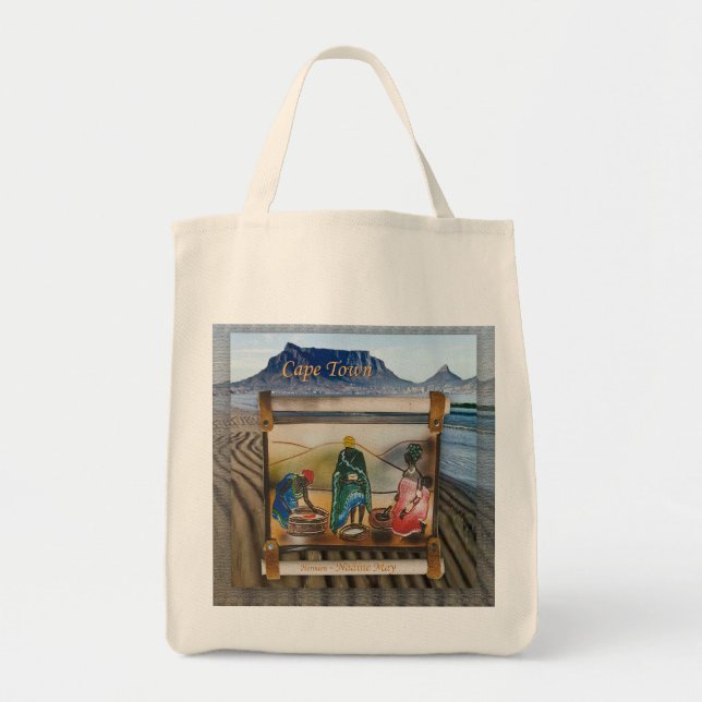 Shopping in Cape Town Tote Bag (Front)