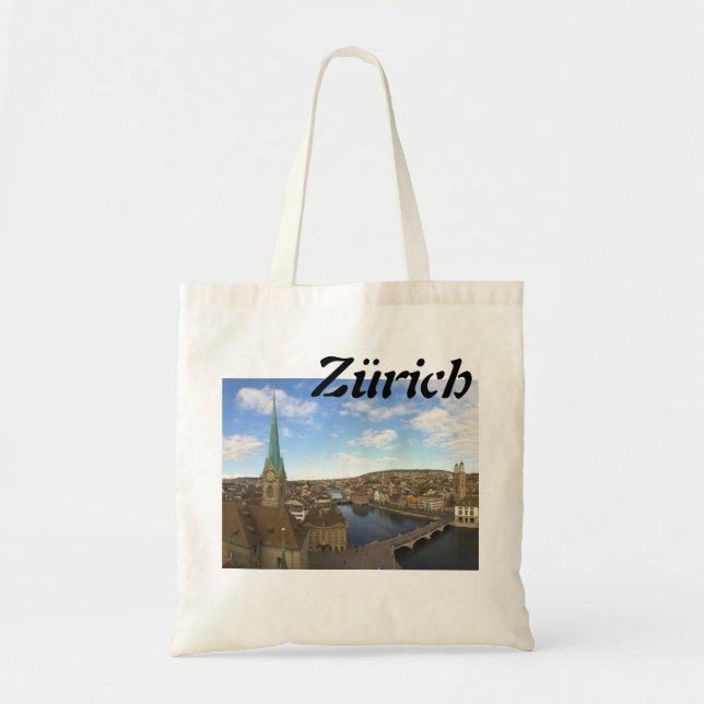Shopping in Zurich Tote Bag (Front)