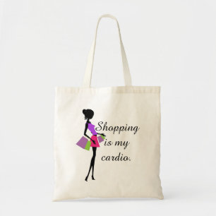 Shopping is My Cardio Fun and Humour Tote Bag