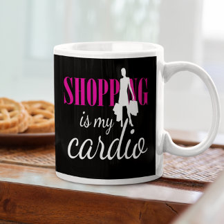 Shopping Is My Cardio Graphic Print (v2) Coffee Mu Mug