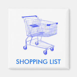 Shopping List Fridge magnet