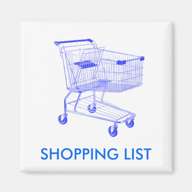 Shopping List Fridge magnet (Front)