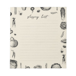 Shopping List Notepad