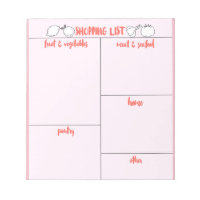 Shopping List Notepad