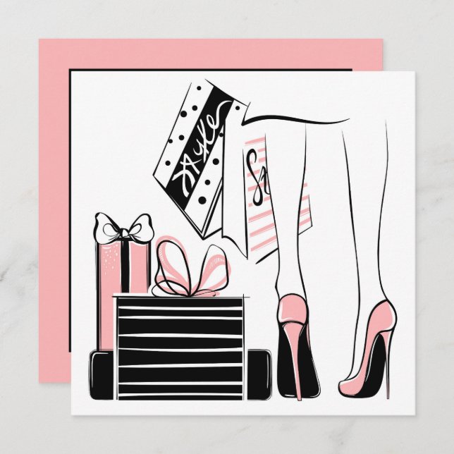 Shopping Love Card (Front/Back)