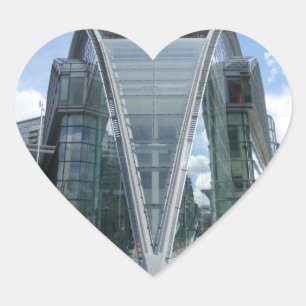 Shopping Mall London Heart Sticker