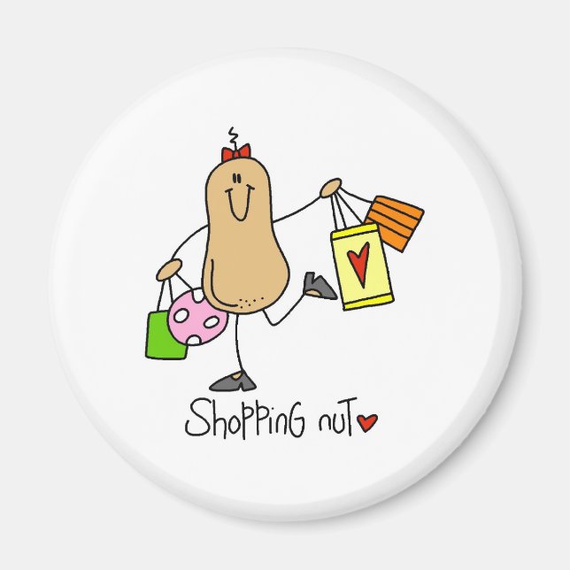 Shopping Nut Magnet (Front)