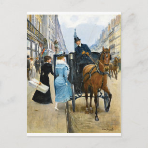 Shopping on the Rue de la Paix Postcard