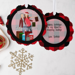 Shopping Pros Tree Decoration Card