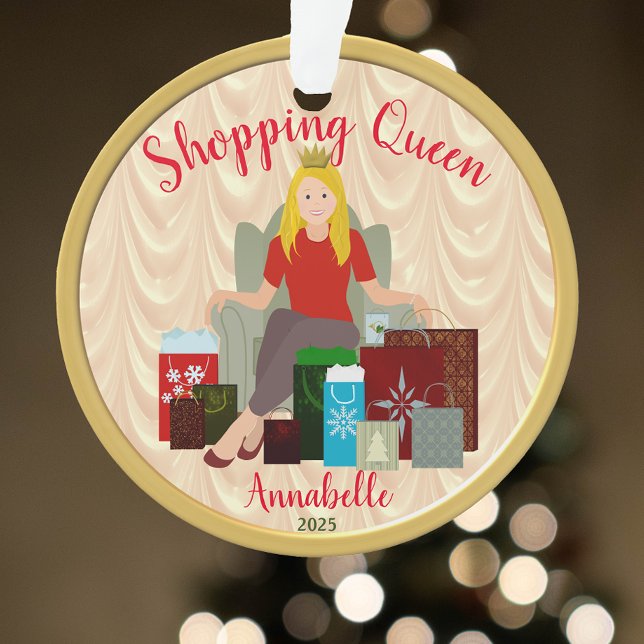 Shopping Queen Acrylic Ornament (Creator Uploaded)