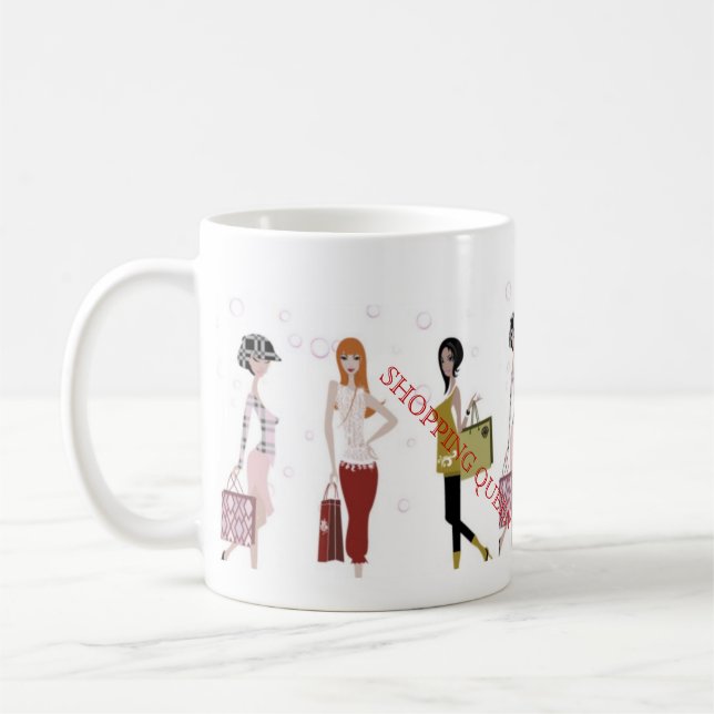 SHOPPING QUEEN COLLECTION COFFEE MUG (Left)