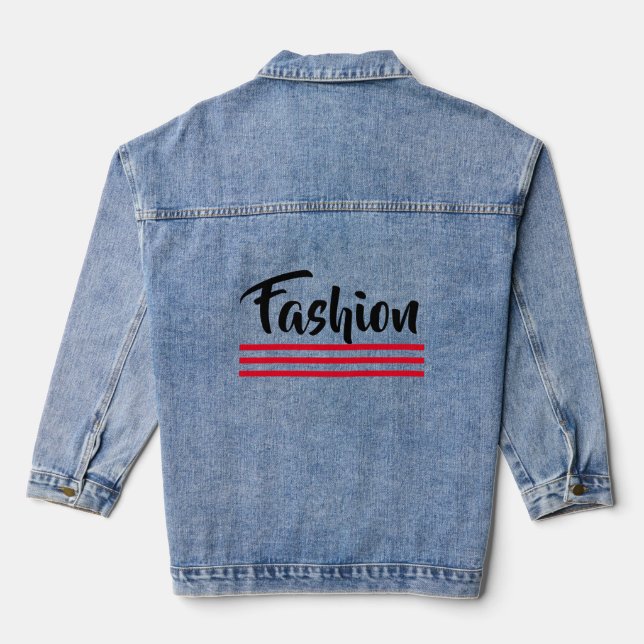 SHOPPING QUEEN COLLECTION DENIM JACKET (Back)