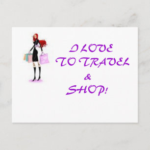 SHOPPING QUEEN COLLECTION POSTCARD
