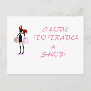 SHOPPING QUEEN COLLECTION POSTCARD