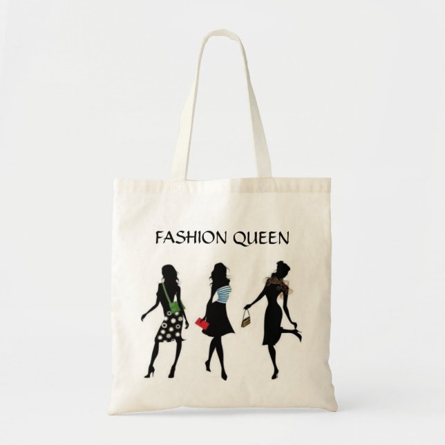 SHOPPING QUEEN COLLECTION TOTE BAG (Front)