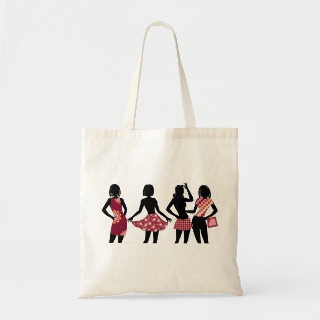 SHOPPING QUEEN COLLECTION TOTE BAG (Front)