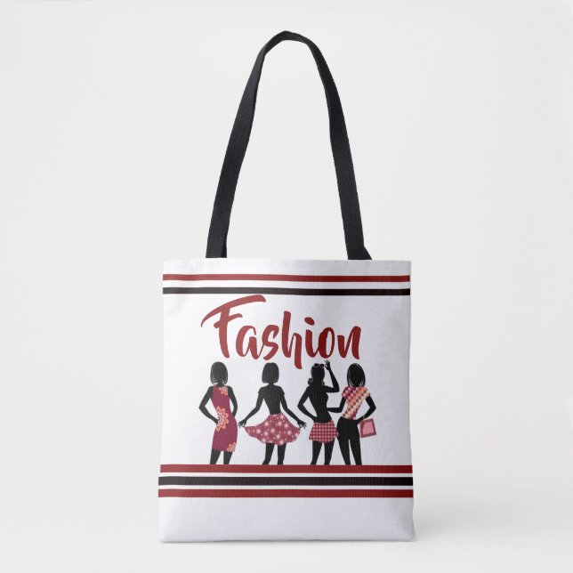 SHOPPING QUEEN COLLECTION TOTE BAG (Front)