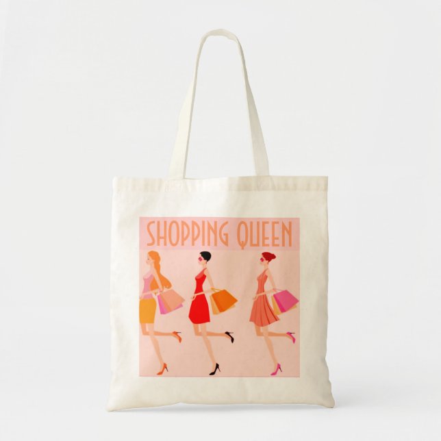 SHOPPING QUEEN COLLECTION TOTE BAG (Front)